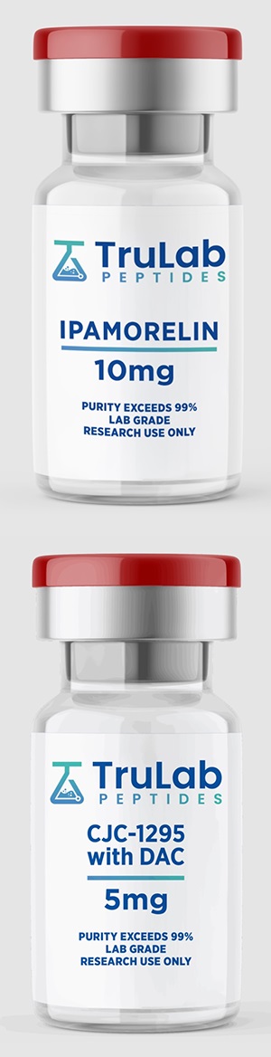 trulab ipamorelin and cjc-1295 peptides
